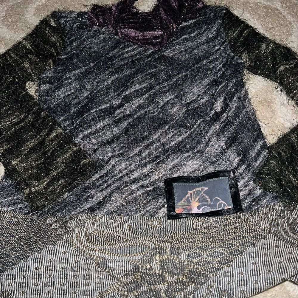 Lee Anderson Unique Multicolor Sweater size M - Picture 6 of 9